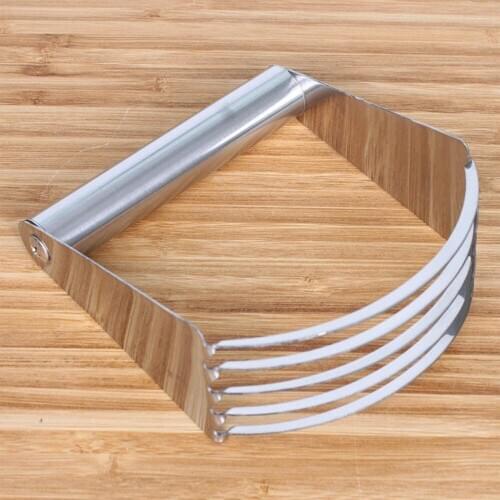 Stainless Steel Pastry Blender Biscuit Powder Device Oil Flour Mixer Pressing Baking Tool Dough Cream Cutter Pie Butter 10120B