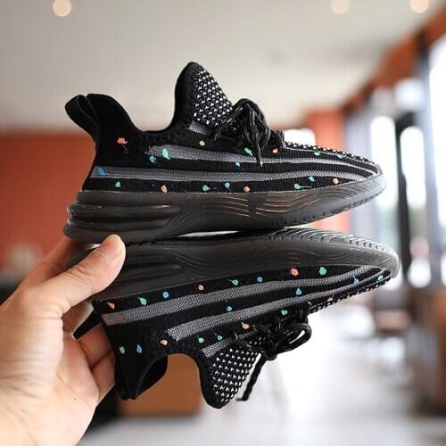 New Children Sneakers For Baby Boys Girls Luminous Pvc Sole Runing Sport Shoes Mesh Breathable Toddler Infant Kids Canvas Shoes