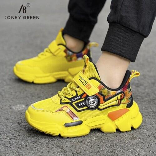 2021 Kids Sneakers Boys Mesh Tennis Shoes Breathable Sports Running Shoes Lightweight Children Walking Shoes Chunky Sneakers
