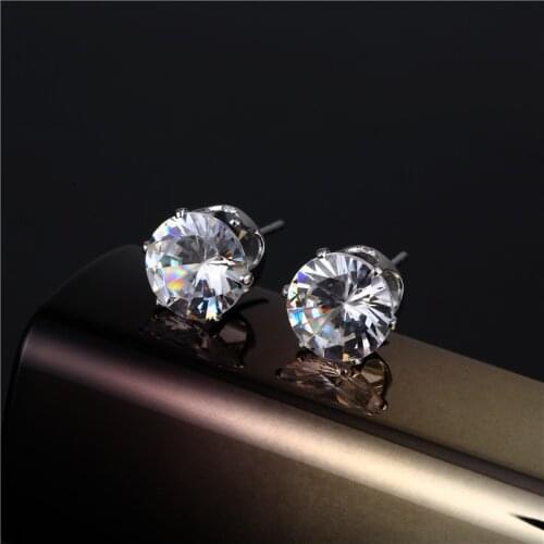 KSRA 2021 New Minimalist Zircon Earrings For Women Colorful Crystal Fashion Wedding Bridal Earrings Bridesmaid Thank You Gift