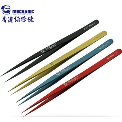 MECHANIC industrial grade SMD Tweezer High toughness Durable Tweezer For Phone Computer Camera Repair