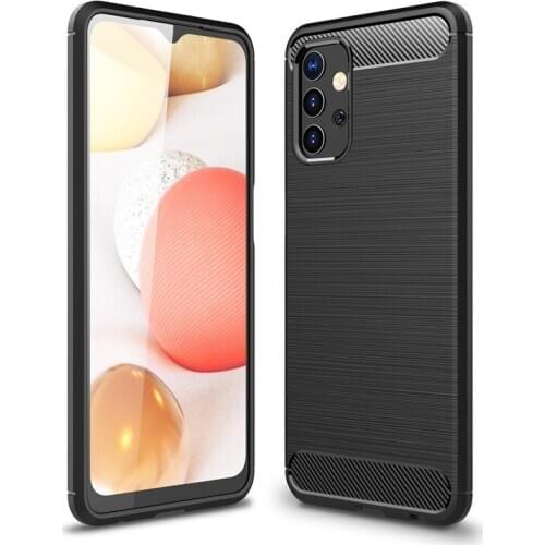 Soft Carbon Fiber Case For Samsung Galaxy A32 Case A12 A42 5G Wide4 A30 A20 Cover ProtectIve Phone Bumper For Samsung Galaxy A32