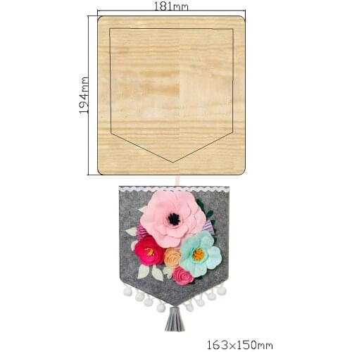 2021 new home decoration cutting mold wood knife mold is compatible with most manual die cutting machines