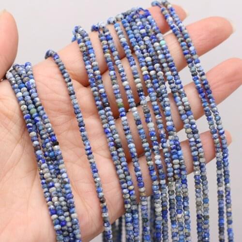 New Style Natural Stone Bead Section Lapis lazuli Small Beads For DIY Jewelry Making Necklace Bracelet Accessory