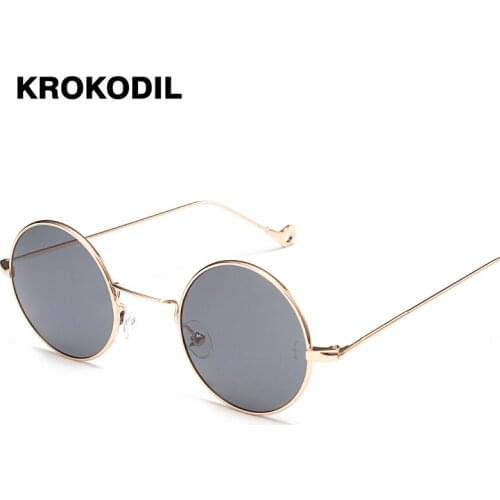 EyePetizer Classic Polygon Clear Women Sunglasses Fashion Brand Designer Men Vintage Metal Frame Mirror Optical Sun Glasses 2-15