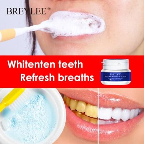 30g Teeth Whitening Powder Natural Pearl Teeth Whitener Teeth Cleaning ​Stains Toothpaste Fresh Breath Oral Hygiene Dentistry