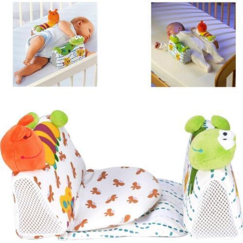 Cute Baby Girl Boy Newborn Safe Anti Roll Pillows Toddler Kids Neck Protection Pillow Sleep Positioner Prevent Flat Head Cushion