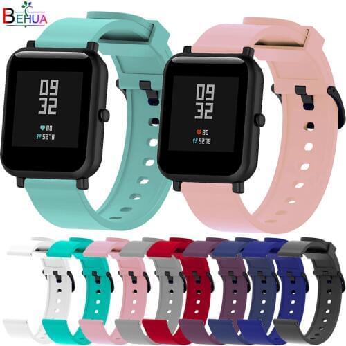 BEHUA 20MM Replacement Band Smartwatch WatchStrap For Huami Amazfit GTS/ Amazfit Bip youth/bip lite /GTR 42mm Bracelet wristband