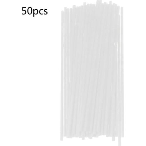 50Pcs 20cmx4mm Fiber Sticks Diffuser Aromatherapy Volatile Rod for Home Fragrance Diffuser Home Decoration