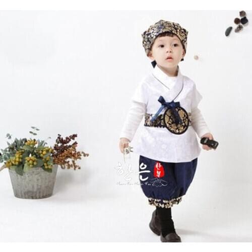 High Quality Fabric Comfortable Korean Latest Improved Hanfu Korean Traditional Childrens Hanfu Latest Korean Fashion Clothing
