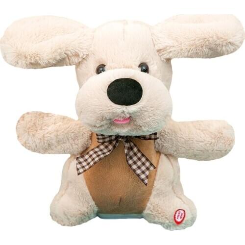 Funny Toys Electric Dog Plush Toy Stuffed Animal Toy Electronic Clapping And Singing Music Dog Toy For Children Christmas Gifts