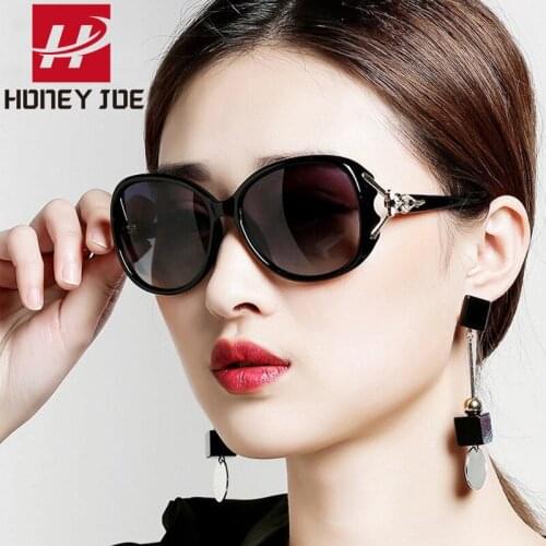 Fashion Womens Polarized Sunglasses fox style Sung glasses with bling diamond Accessories Ladies Eyeglasses Vintage UV400