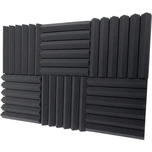 6Pcs Acoustic Foam 30X30X5cm Acoustic Foam Panels for Studio KTV Soundproof Treatment Paint Pads Paper Wall Sticker