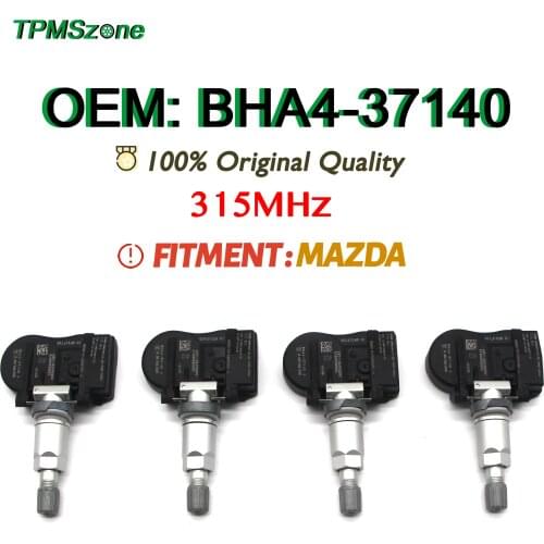 TPMS BHA437140 Tire Pressure Monitoring Sensors 315MHz For Mazda 2 3 5 6 RX8 CX7 MX5 BBM2-37-140B BHA4-37140 BBM237140 BBM2371