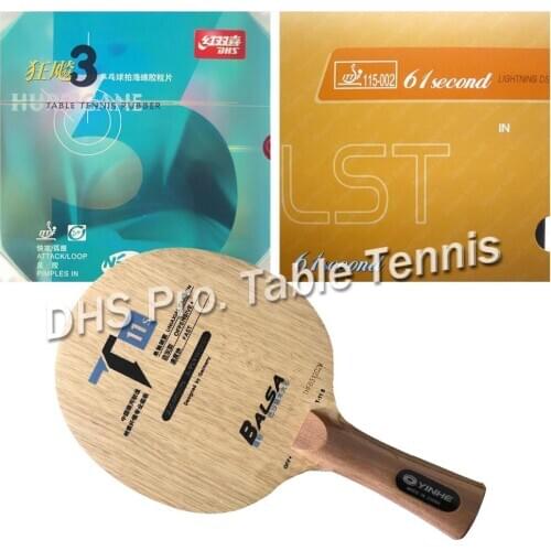 Galaxy YINHE T-11+ T11S with 61second Lightning DS LST and DHS NEO Hurricane 3 Shakehandlong handle FL