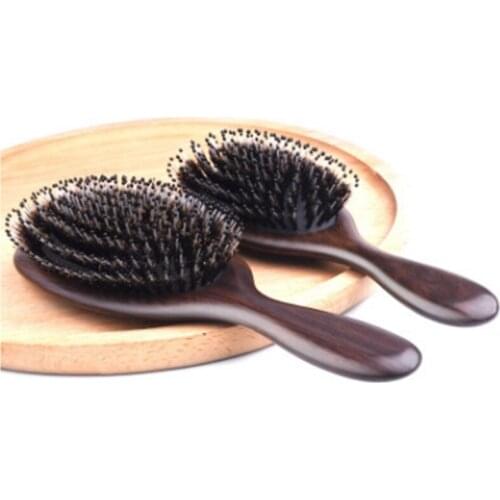 Mane Comb Ebony Wood Comb Air Bag Comb Straight Hair Curling Comb Large Plate Air Cushion Comb Barber Hair Comb