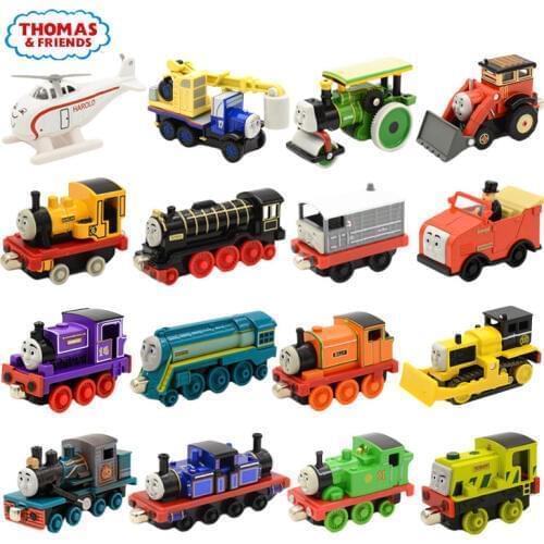 Original Alloy Magnetic Thomas And Friends Toy Car Thomas Train James Henry Kevin Emily Toby Jack Magnetism Toys Locomotive