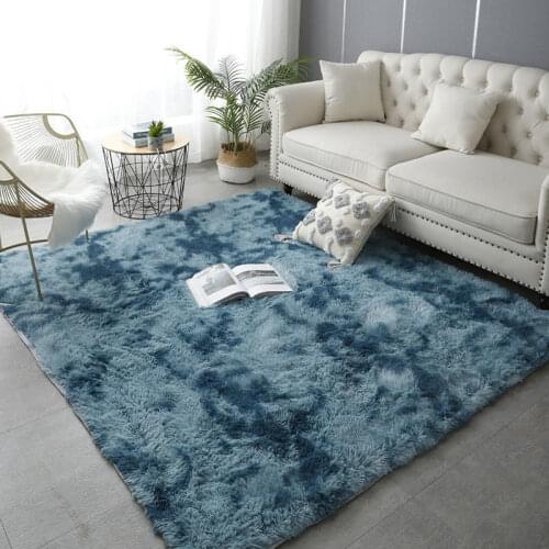 Nordic Carpets for Living Room Plush Carpet Bedroom Coffee Table Room Decoration Anti-slip Floor Soft Lounge Rugs Large Carpets