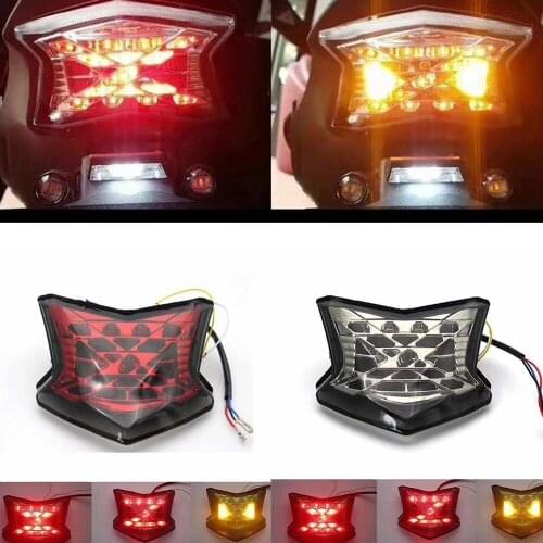 Motorcycle Integrated LED Tail Light Brake Stop Light Turn Signals For Kawasaki Taillight Z650 Z900 NINJA 650 ABS 2017 2018