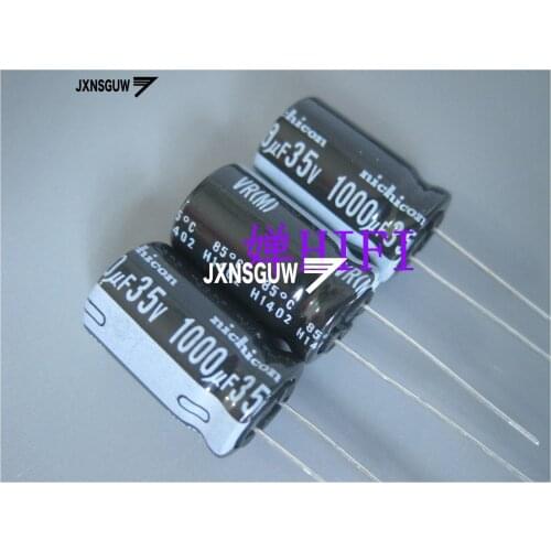 20PCS NICHICON VR 35V1000UF 12.5X20MM 1000UF 35V original Aluminum electrolytic capacitor 85 degrees 1000uF/35V