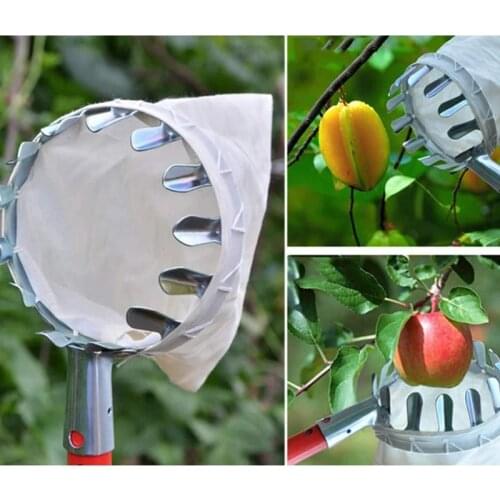 Fruit Picker Head Basket Portable Catcher For Harvest Picking Citrus Pear Collector Catcher Peach Picking Garden Tool Dropshippi