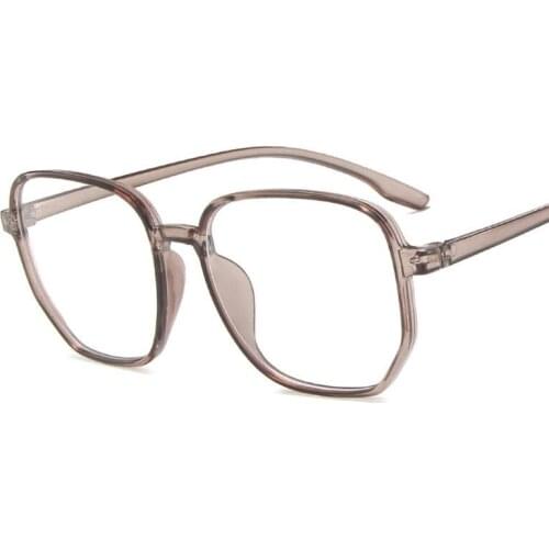 Q1QA Oversized Anti Blue Light Computer Eyewear Frame Glasses Eyeglasses Frame Unisex