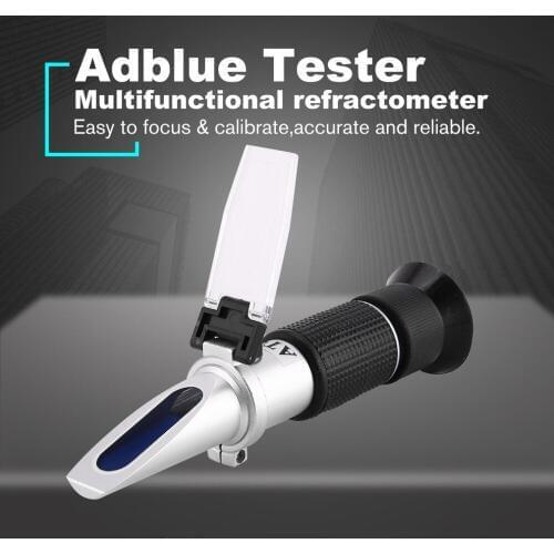 Handheld Refractometer Adblue Ethylene Glycol Antifreeze Battery Fluid Content Coolant Cleaner Meter Mini ATC Measuring Tester