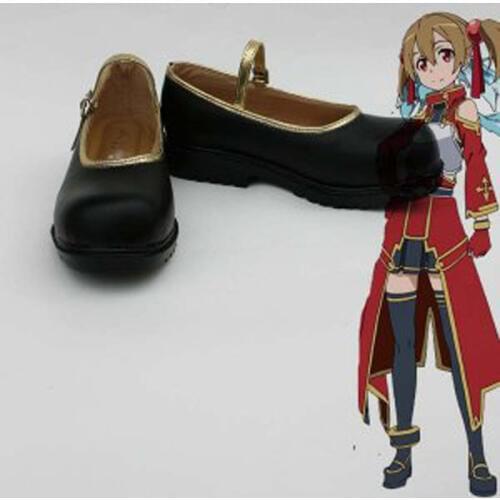 Sword Art Online Silica Cosplay Shoes Boots For Adult Womens Halloween Party Cosplay Boots Custom Made