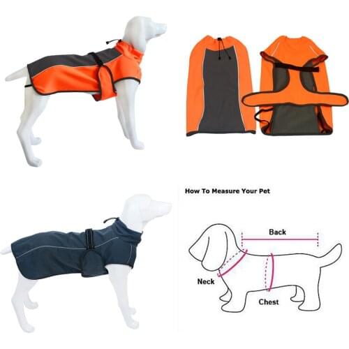 Outdoor Big Dog Clothes Waterproof Reflective Clothing for Dog Coat Bulldog Corgi Shiba Inu Samoyed Golden Retriever Costumes