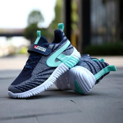 ULKNN boys' 2020 autumn winter comfortable student shoes big boy Lightweight casual shoes sneakers Childrens sports shoes