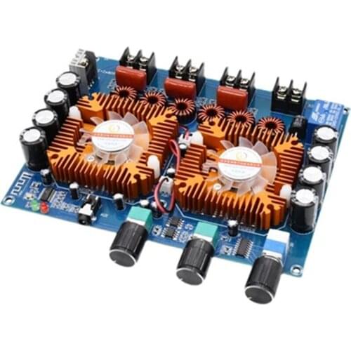 XH-A128 high-power Bluetooth digital power amplifier board TDA7498E power supply DC32V dual 160W foot power
