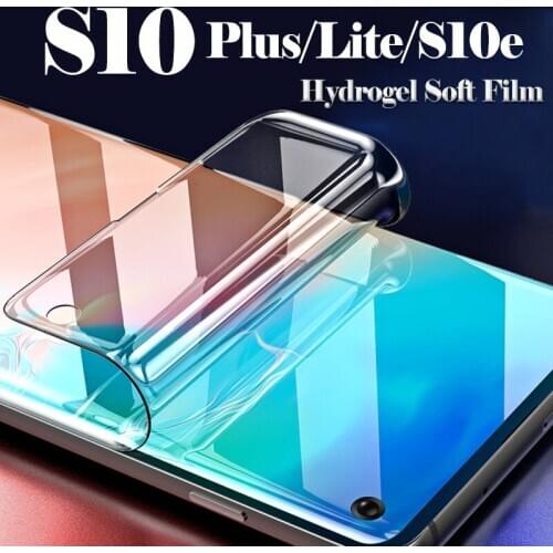 100D Screen Protector Hydrogel Film For Samsung Galaxy s10e Protective Film For Samsung S 10 e S10 Plus Lite Light Not Glass