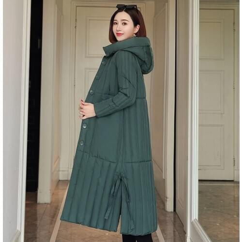 Hooded Women Jacket Long Coat Parka Womens Autumn Winter Thick Warm Cotton Jackets Women Outwear Parkas