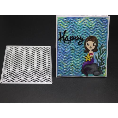 ZhuoAng Mermaid design metal cutting mold scrapbook album embossed relief DIY paper card making decorative mold process