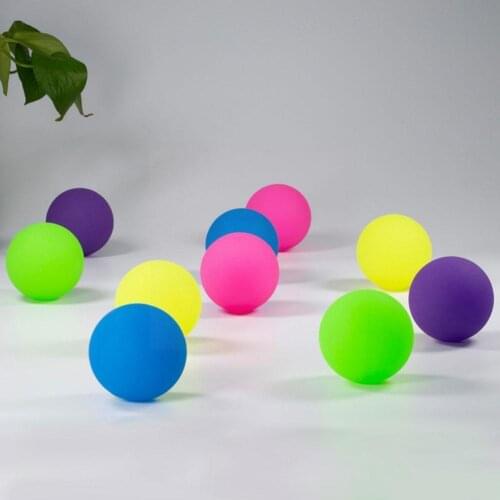 1pcs Funny Toy Balls Bouncy Ball Floating Bouncing Toy Jumping Ball Of Bath Balls Elastic Bouncy Toys Rubber Child Outdoor N7J3