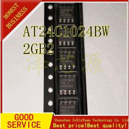 10PCS/LOT AT24C1024BW-SH25-B AT24C1024BW-SH25 2GB2 24C1024 AT24C1024BW SOP-8 NEW
