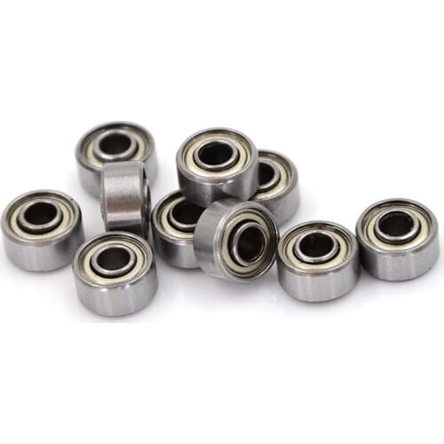 10pcs/Lot New Small 693ZZ Miniature Ball Bearings Double Shielded Miniature Metal Steel Bearing 3*8*4mm