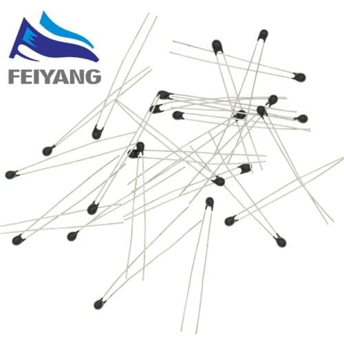 100pcs 10k/100k OHM NTC Thermistor Resistor NTC-MF52-10K +/-5% 3950 103/104