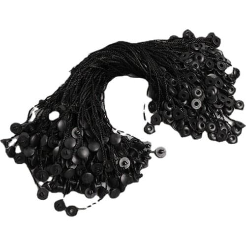 100Pcs/Lot Round Button Clothing Hanging Rope Hang Tag Garment Shoes Bags Price String Seal Cord DIY Apparel Sewing Accessories