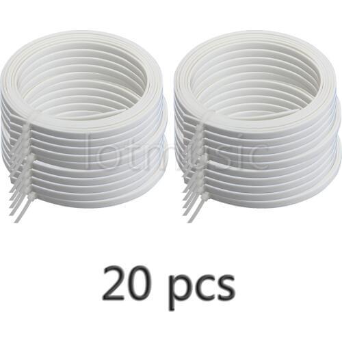 20pcs White ABS Guitar Binding Purfling Luther Supply 1650mmX4mmX1.5mm