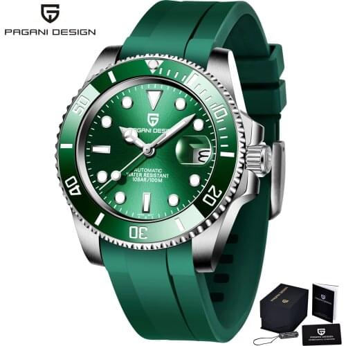 2021 New PAGANI Design Mens Watch Business Luxury Men 40mm Automatic Mechanical Table Japan NH35 Waterproof Clock Watch For Men