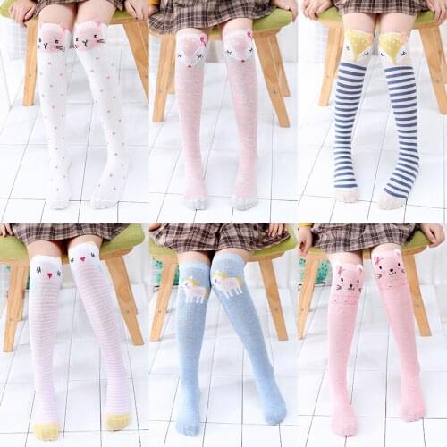 ALEXUS WHITE Printed Tights For Girls
