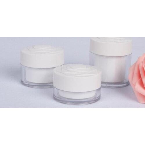 White 15g 30g 50g Cosmetic Empty Eye Cream Jar Pots Base Makeup Face Skin Care Lotion Lip Balm Containers Travel Box 100pcs/lot