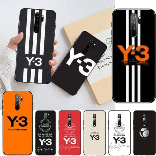 CUTEWANAN Luxury Japan sports brand Black TPU Soft Rubber Phone Cover for Redmi Note 8 8A 7 6 6A 5 5A 4 4X 4A Go Pro Plus Prime