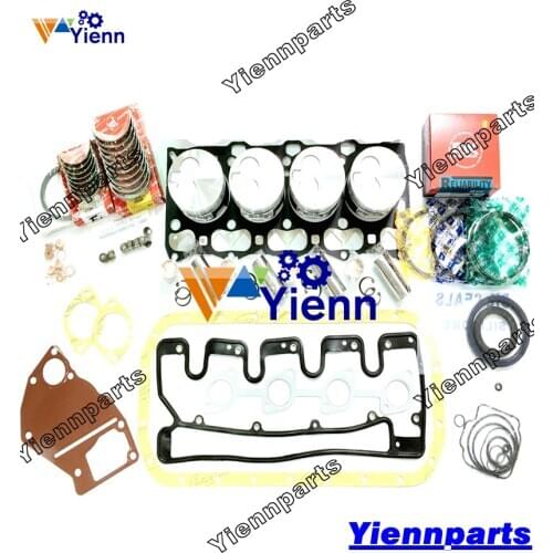 For Isuzu 4LE2 Engine Overhaul Rebuild Kit Diesel Sumitomo Small Backhoe SH40JX-2 SH45JX-2 Engine Repair Parts