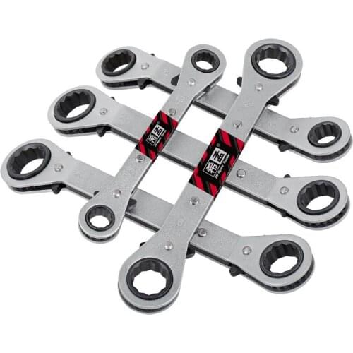 Elbow fast ratchet wrench Double-headed two-way Torx wrench Labor-saving wrench Tool set wrench set