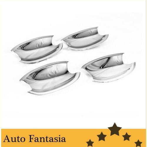 Chrome trim strips car accessories chrome door cavity cup cover - for BMW E71 X6 Series free shipping