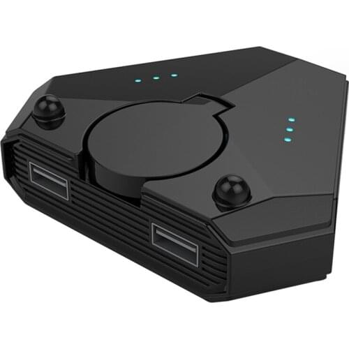 USB Gaming Keyboard Mouse Converter Plug and Play Bluetooth 5.0 Adapter Mobile Gamepad Controller for IOS Android Phone