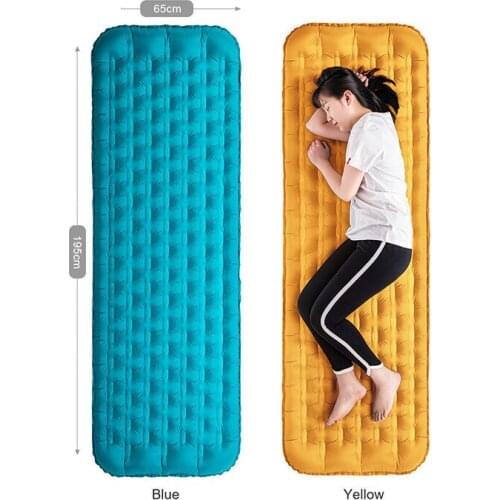 3D Side Wall Inflatable Sleeping Pad Nylon TPU Lightweight Portable Waterproof Camping Mattress NH20FCD02 Naturehik