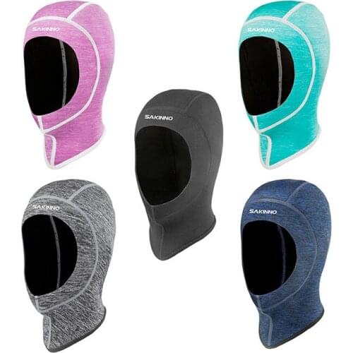 2MM neoprene Diving Headgear men women UV-resistant Sun-proof mask surfing snorkeling cap winter thermal hood hat swimming cap